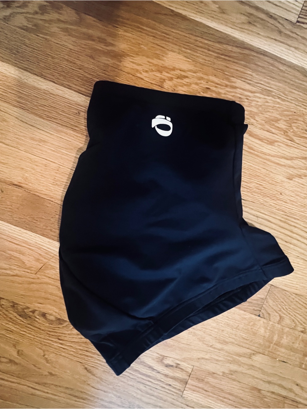 Pearl Izumi Black Cycling Shorts with White Logo